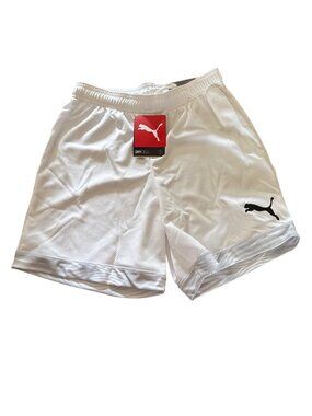 Puma Youth XL White Drycell Athletic Shorts Regular Fit